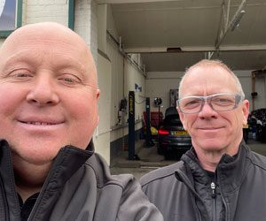 Steve & Kevin from Romiley MOT centre